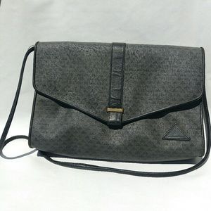 Liz Claiborne Vintage Canvas Designer Shoulder Bag